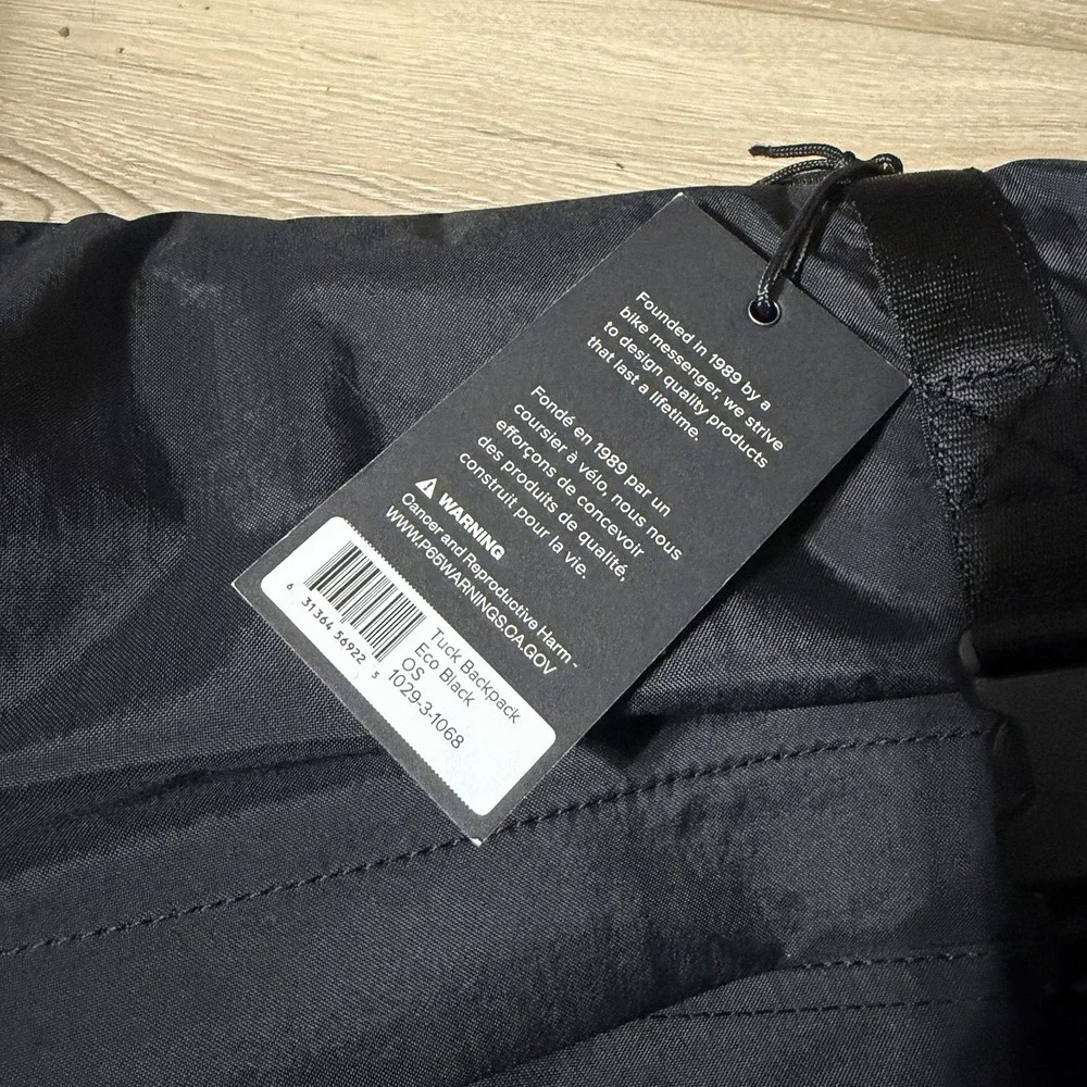 Timbuk2 Hero Laptop Backpack, Jet Black Logo New Pockets